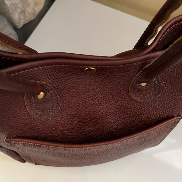 Deerfield Leathers Barn Bag Quality Leather Tote Bag - Picture 5 of 15